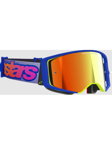ALPINESTARS ОЧКИ ДЛЯ МОТОКРОССА SUPERTECH VISTA BLUE/YELLOW/PURPLE