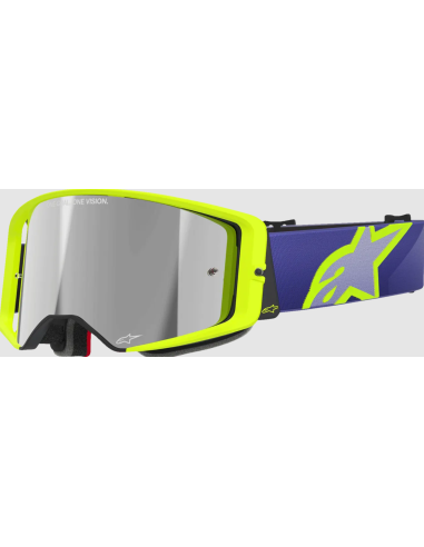 ALPINESTARS ОЧКИ ДЛЯ МОТОКРОССА SUPERTECH VISION CORP ФИОЛЕТОВЫЕ/ЖЕЛТЫЕ