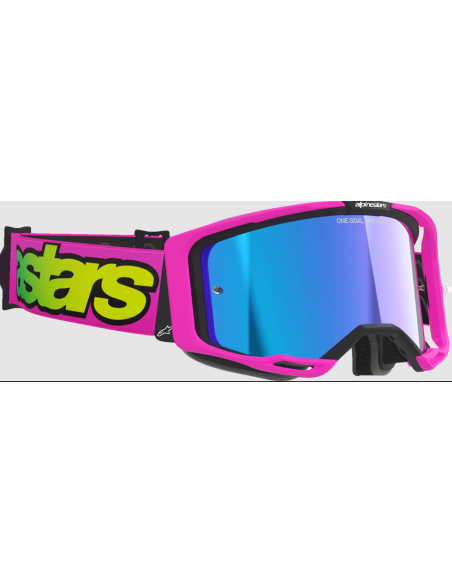 ALPINESTARS VISION 8 VISTA PINK/YELLOW MOTOCROSS GOGGLES