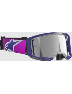 ALPINESTARS VISION 8 CORP PURPLE/GRAY MOTOCROSS GOGGLES