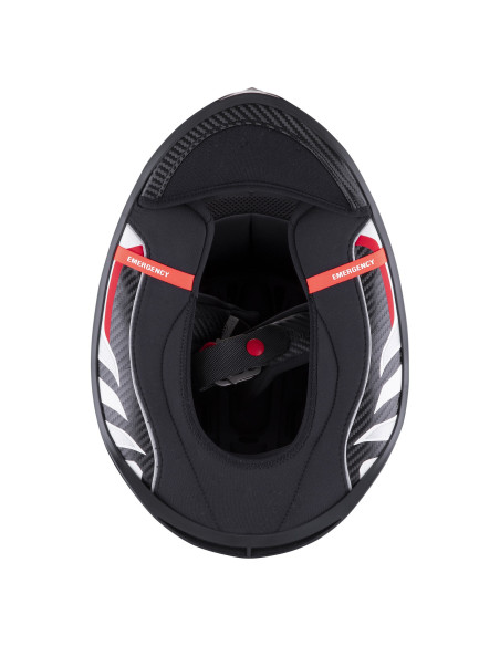 SCORPION EXO-R1 CARBON EVO AIR SOLID BLACK SPORTINIS/UŽDARAS MOTO ŠALMAS