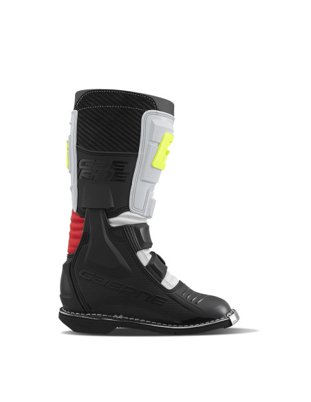 GAERNE GXJ BLACK/WHITE/RED CROSS/ENDURO MOTO BOOTS