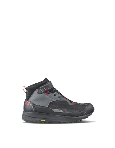 GAERNE G.NEXO AQUATECH BLACK/RED SHORT MOTO BOOTS