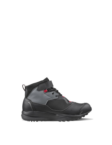 GAERNE G.NEXO AQUATECH BLACK/RED SHORT MOTO BOOTS
