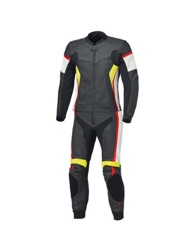 HELD SPIRE 2 YELLOW TWO-PIECE LEATHER MOTO SUIT