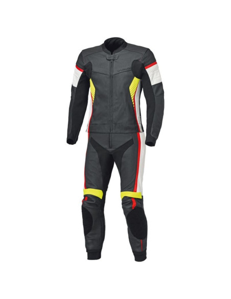 HELD SPIRE 2 YELLOW TWO-PIECE LEATHER MOTO SUIT