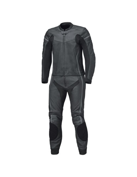 HELD SPIRE 2 BLACK TWO-PIECE LEATHER MOTO SUIT
