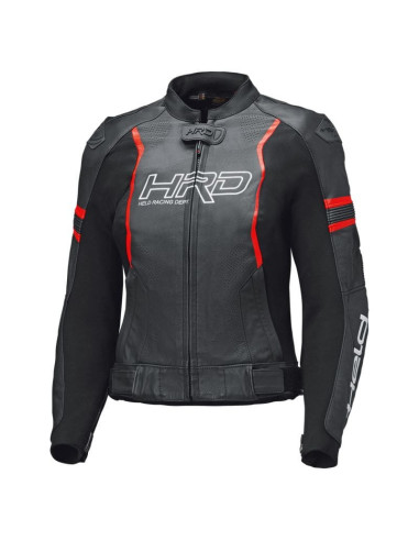 HELD WOMEN'S STREET ROCKET 4 RED LEATHER MOTO JACKET