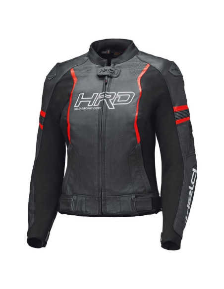 HELD WOMEN'S STREET ROCKET 4 RED LEATHER MOTO JACKET