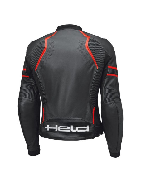 HELD WOMEN'S STREET ROCKET 4 RED LEATHER MOTO JACKET