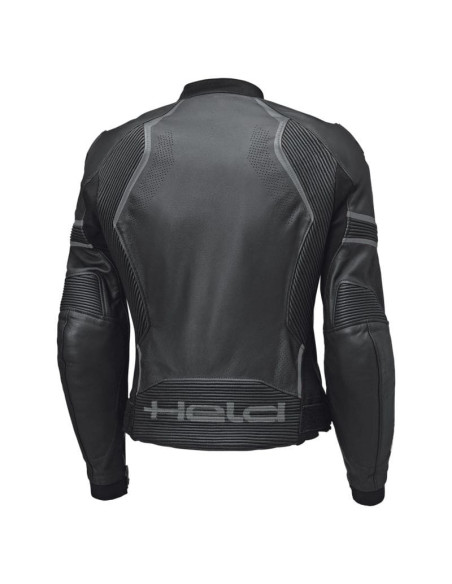 HELD WOMEN'S STREET ROCKET 4 BLACK LEATHER MOTO JACKET