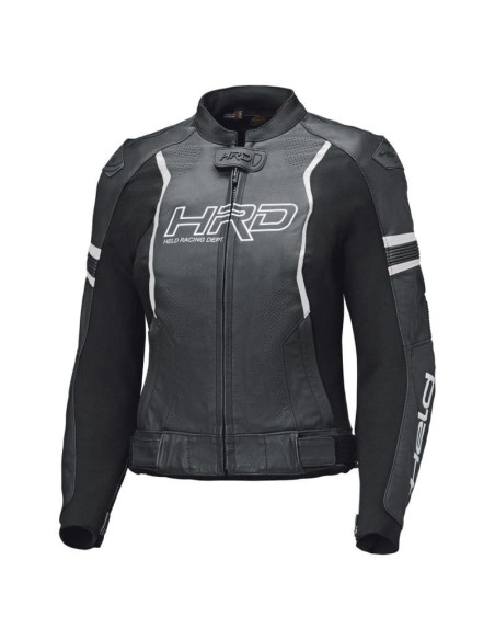 HELD WOMEN'S STREET ROCKET 4 WHITE LEATHER MOTO JACKET