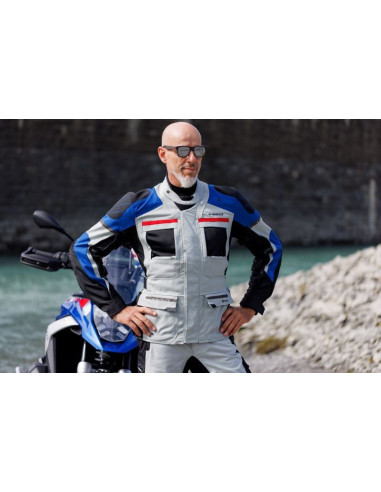 HELD CARESE 3 GORE-TEX® BLUE TEXTILE MOTO JACKET