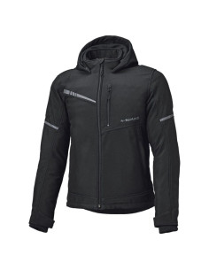 HELD CURB SOFTSHELL BLACK TEXTILE MOTO JACKET
