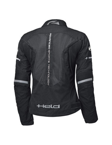 HELD WOMEN'S SONIC II BLACK SUMMER TEXTILE MOTO JACKET