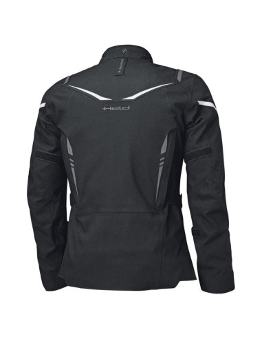 HELD WOMEN'S TAVINO TOP BLACK/WHITE TEXTILE MOTO JACKET