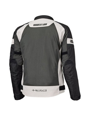 HELD TROPIC 4 WHITE/BLACK SUMMER TEXTILE MOTO JACKET