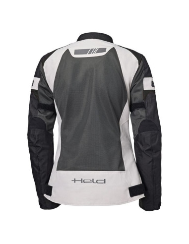 HELD WOMEN'S TROPIC 4 WHITE/BLACK SUMMER TEXTILE MOTO JACKET