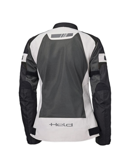 HELD ЖЕНСКАЯ ЛЕТНЯЯ ТЕКСТИЛЬНАЯ МОТОКУРТКА TROPIC 4 WHITE/BLACK