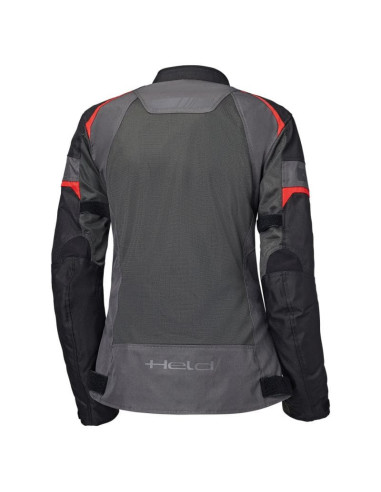 HELD TROPIC 4 GREY/RED SUMMER TEXTILE MOTO JACKET