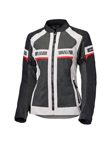 HELD TROPIC 4 WHITE/RED SUMMER TEXTILE MOTO JACKET