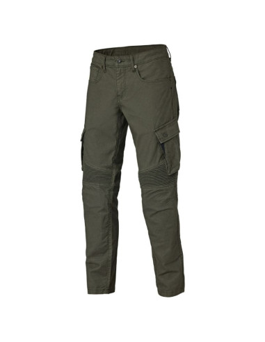 HELD CREEK 2 MILITARY GREEN MEN'S MOTO JEANS