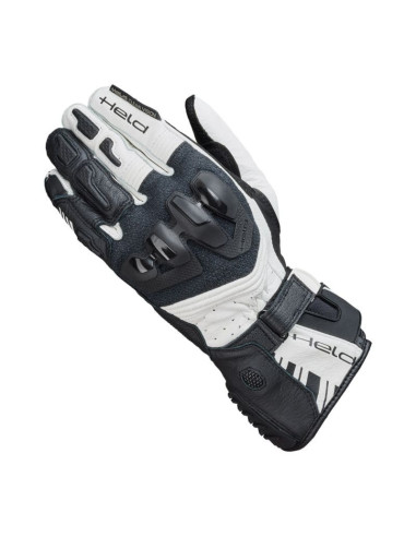 HELD EVO THRUX 3 BLACK/WHITE MOTO GLOVES