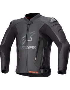 ALPINESTARS GP PLUS V4 BLACK LEATHER MOTO JACKET