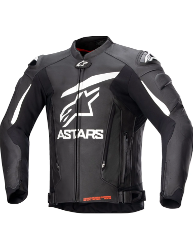 ALPINESTARS КОЖАНАЯ МОТОКУРТКА GP PLUS V4 ЧЕРНЫЙ/БЕЛЫЙ