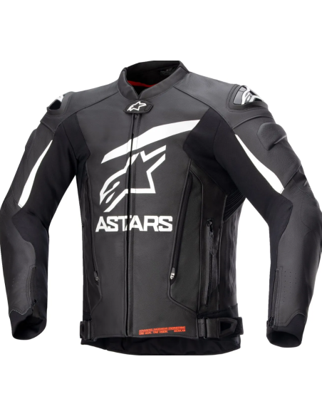 ALPINESTARS КОЖАНАЯ МОТОКУРТКА GP PLUS V4 ЧЕРНЫЙ/БЕЛЫЙ