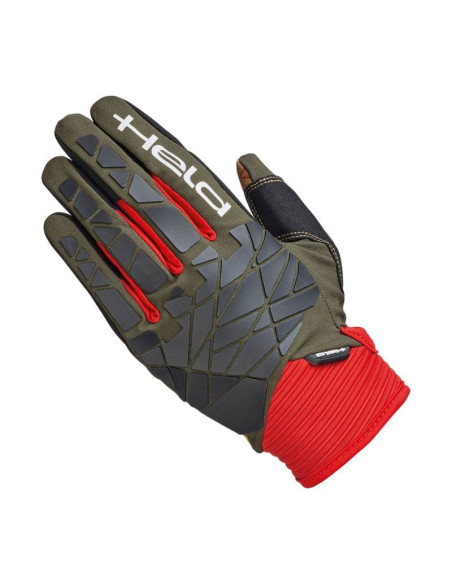 HELD TACTURA MILITARY GREEN MOTO GLOVES
