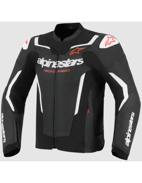 ALPINESTARS КОЖАНАЯ МОТОКУРТКА GP FORCE V2 ЧЕРНЫЙ/БЕЛЫЙ