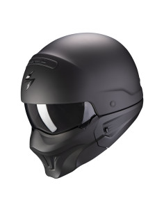 SCORPION EXO-COMBAT EVO MATT BLACK MOTO ŠALMAS