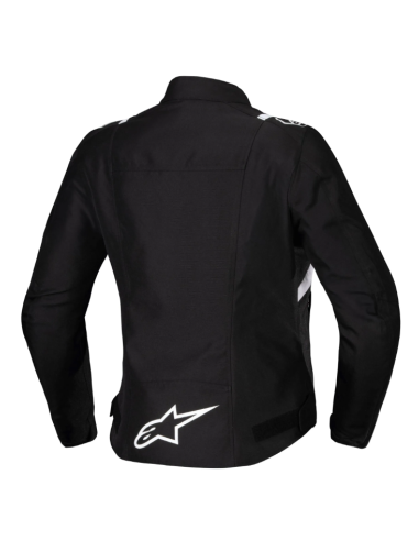 ALPINESTARS WOMEN'S STELLA T-SPS V2 WP BLACK/WHITE TEXTILE MOTO JACKET