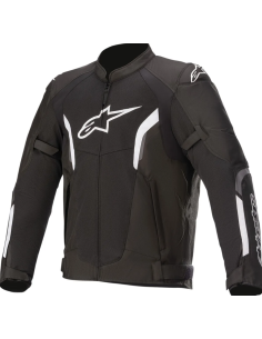 ALPINESTARS AST V2 AIR BLACK/WHITE SUMMER TEXTILE MOTO JACKET