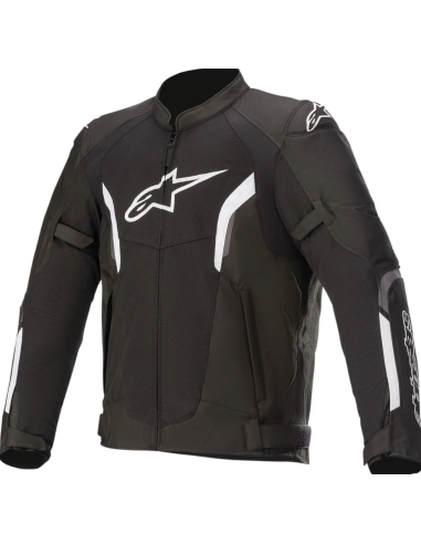 ALPINESTARS AST V2 AIR BLACK/WHITE SUMMER TEXTILE MOTO JACKET