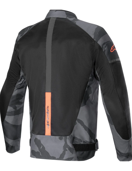 ALPINESTARS AST V2 AIR BLACK/WHITE SUMMER TEXTILE MOTO STRIPE