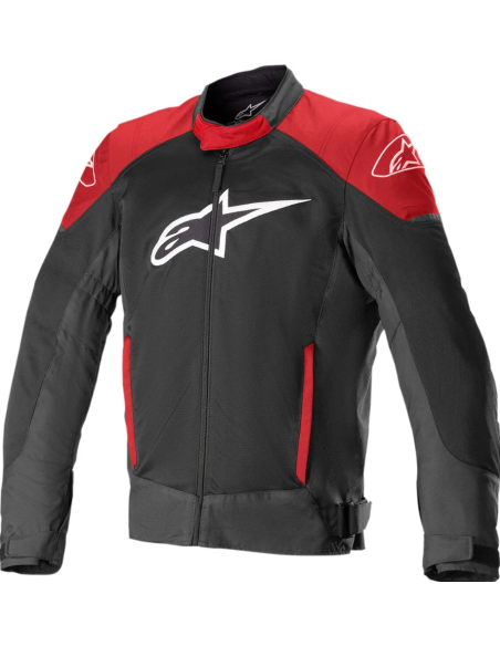 ALPINESTARS T-SPX SUPERAIR BLACK/WHITE/RED SUMMER TEXTILE MOTO JACKET