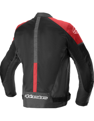ALPINESTARS T-SPX SUPERAIR FLUO RED/CAMO GRAY SUMMER TEXTILE MOTO STRIPE