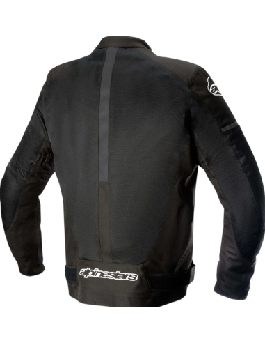 ALPINESTARS T-SPX SUPERAIR BLACK/WHITE/RED SUMMER TEXTILE MOTO STRIPE