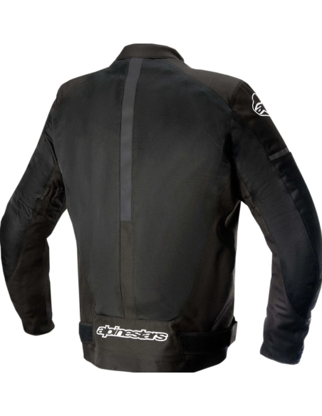 ALPINESTARS T-SPX SUPERAIR BLACK/WHITE/RED SUMMER TEXTILE MOTO STRIPE