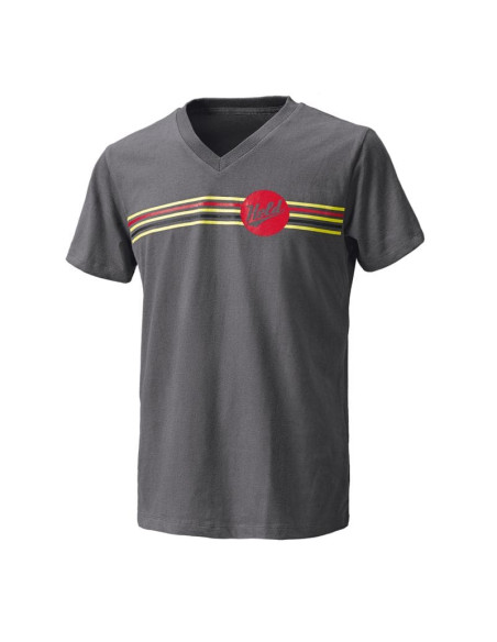 HELD T-SHIRT GREY RED T-SHIRT