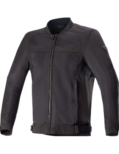 ALPINESTARS LUC V2 AIR BLACK VASARINĖ TEKSTILINĖ MOTO STRIUKĖ