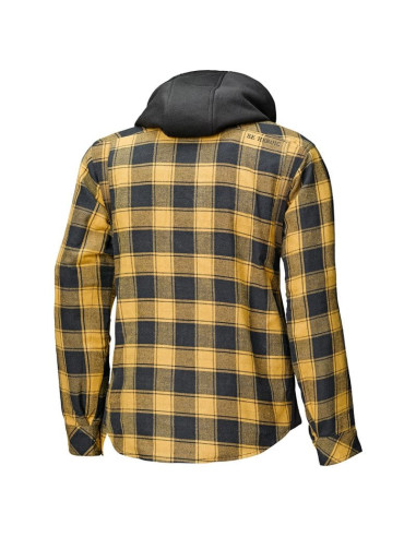 HELD LUMBERJACK II YELLOW MOTO MARŠKINIAI
