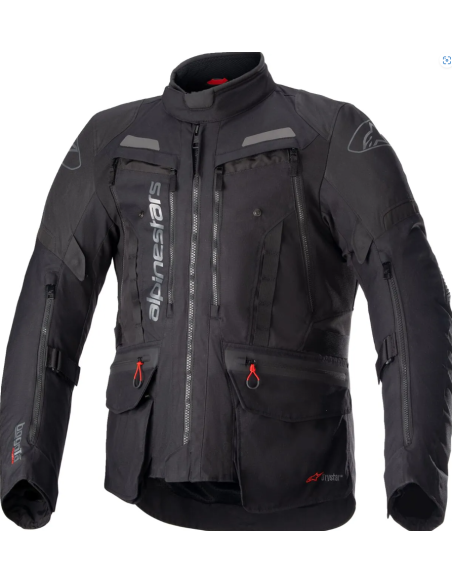 ALPINESTARS BOGOTA PRO DRYSTAL BLACK TEXTILE MOTO JACKET
