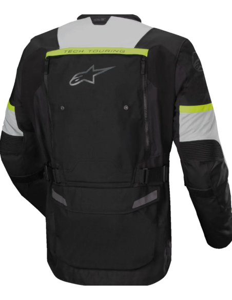 ALPINESTARS BOGOTA PRO DRYSTAL BLACK/GRAY TEXTILE MOTO JACKET