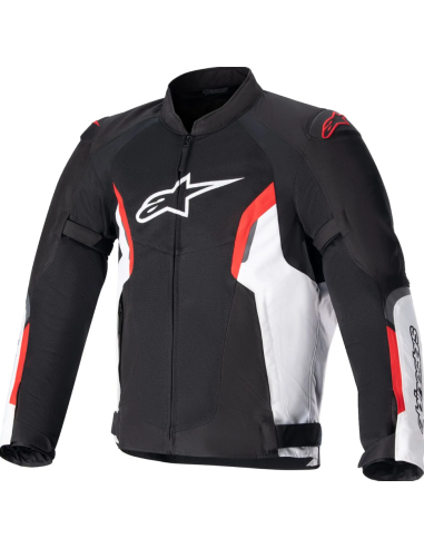 \ALPINESTARS AST V2 AIR BLACK/RED/WHITE VASARINĖ TEKSTILINĖ MOTO STRIUKĖ