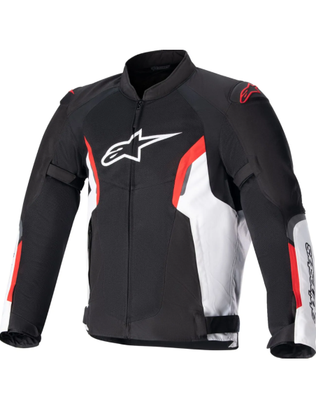 \ALPINESTARS AST V2 AIR BLACK/RED/WHITE ЛЕТНЯЯ ТЕКСТИЛЬНАЯ МОТОКУРТКА