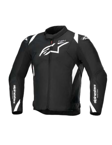 ALPINESTARS T-SP 1 V2 BLACK/WHITE WATERPROOF TEXTILE MOTO JACKET