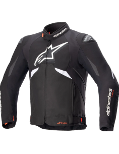 ALPINESTARS T-GP R V3 ЧЕРНЫЙ/БЕЛЫЙ ВОДОНЕПРОНИЦАЕМАЯ ТЕКСТИЛЬНАЯ МОТО КУРТКА